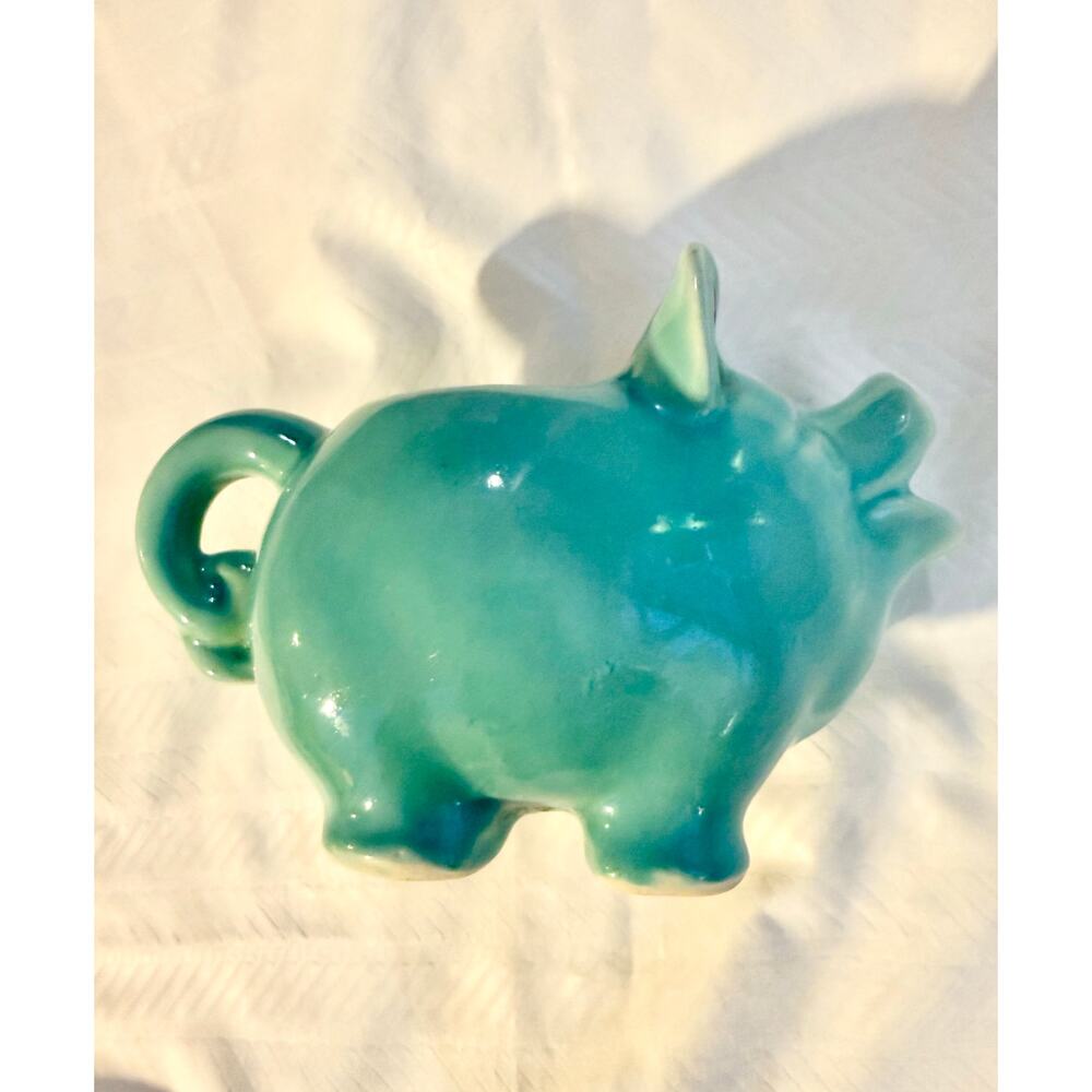 Vintage ceramic pig pitcher 1950s - Picture 13 of 14